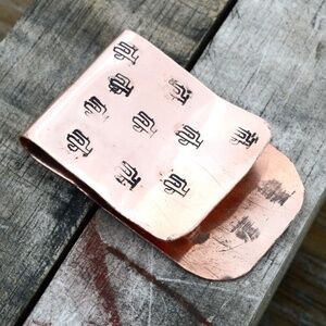 Saguaro Cactus Arizona Money Clip Solid Copper Men Gift Usher Southwestern